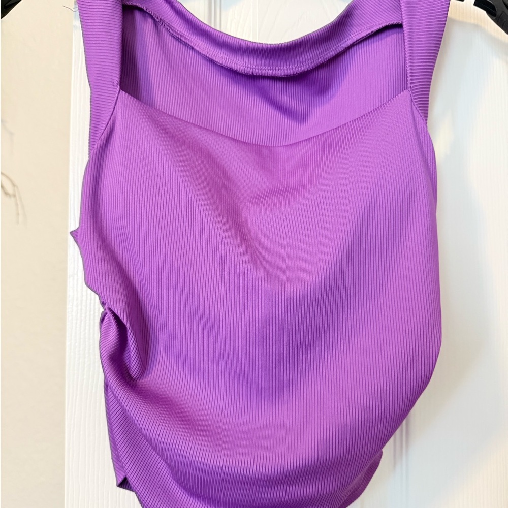 Women's Purple Sleeveless Top